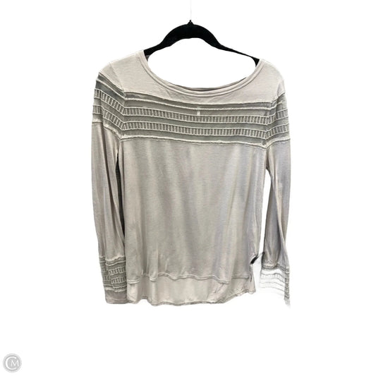 Top Long Sleeve By Free People In Grey, Size: S