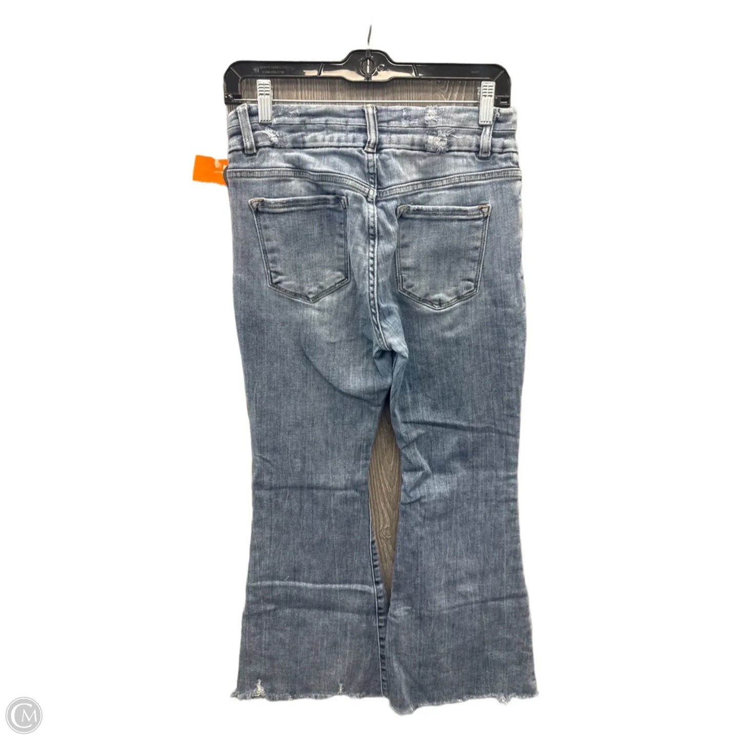 Jeans Flared By Kancan In Blue Denim, Size: 6