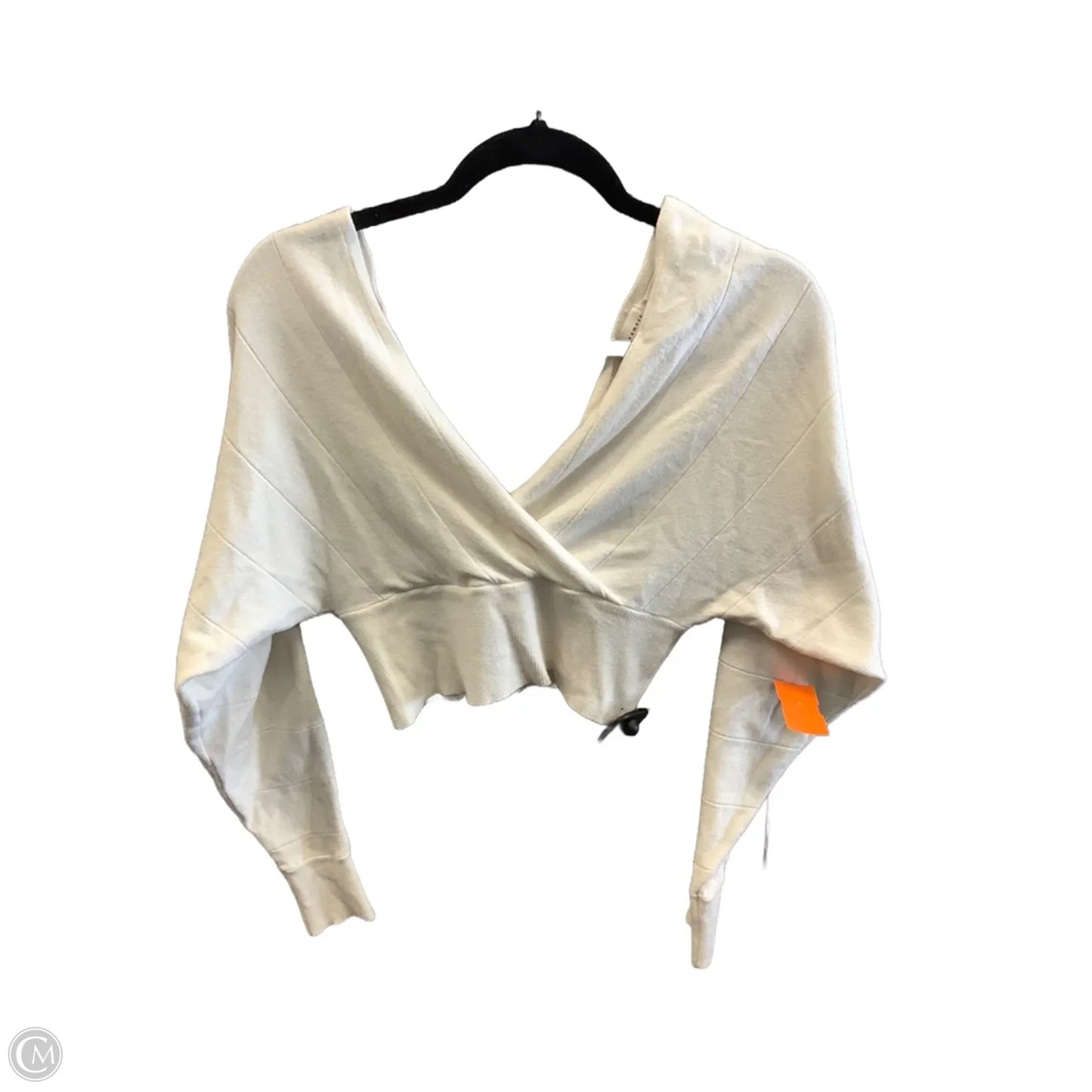Top Long Sleeve By Debut In Cream, Size: L