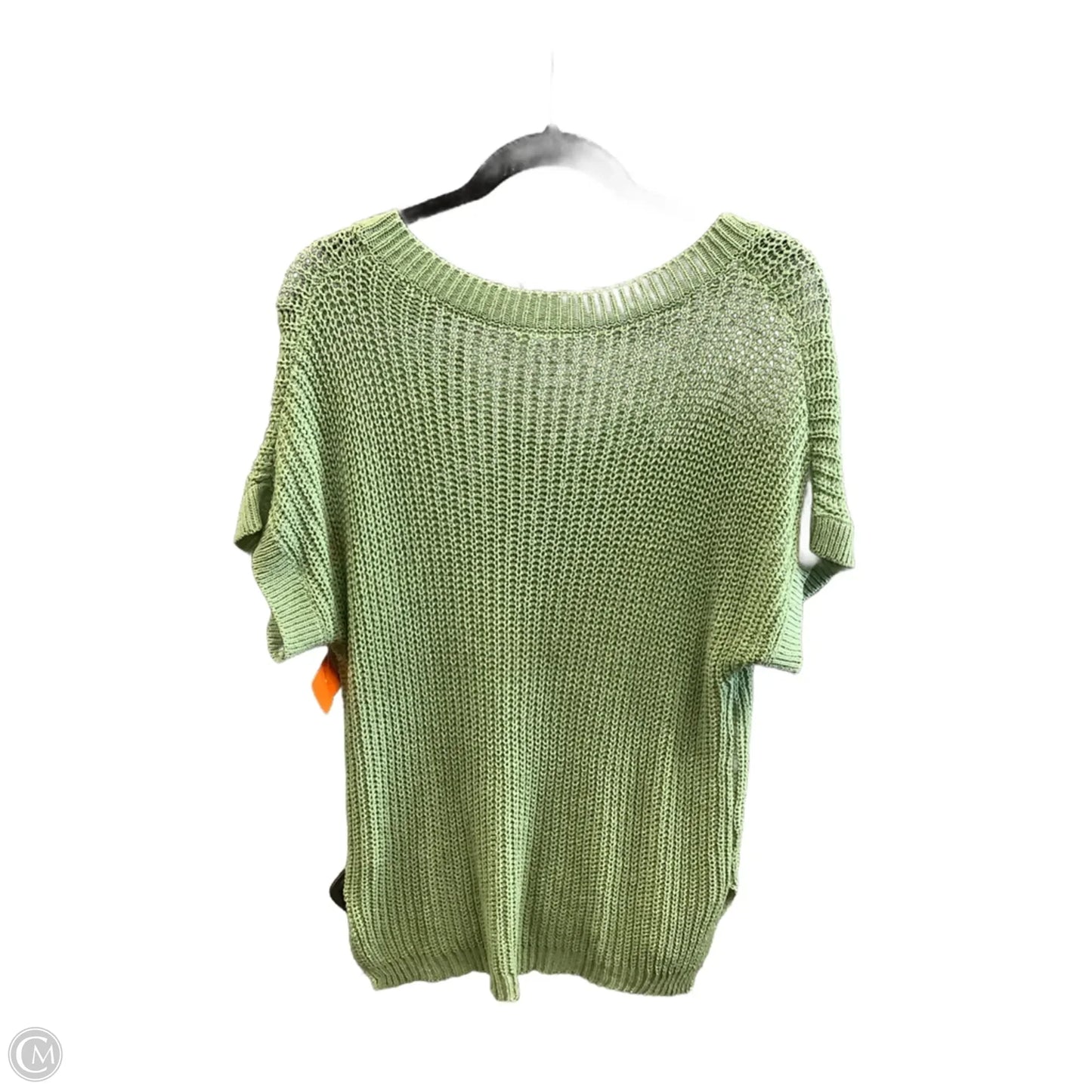 Sweater Short Sleeve By Bibi In Green, Size: S