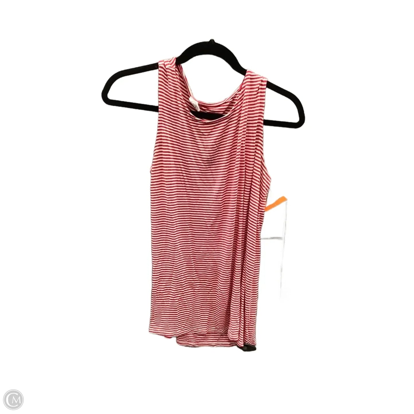 Top Sleeveless By Clothes Mentor In Red & White, Size: S