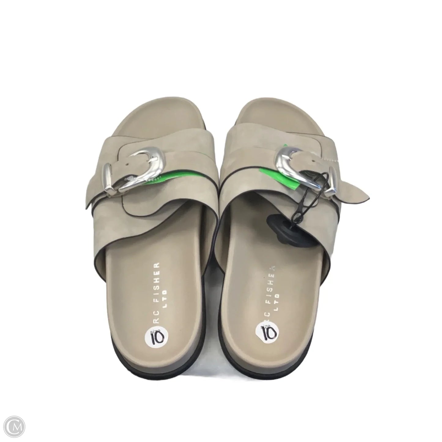 Sandals Flats By Marc Fisher In Grey, Size: 10