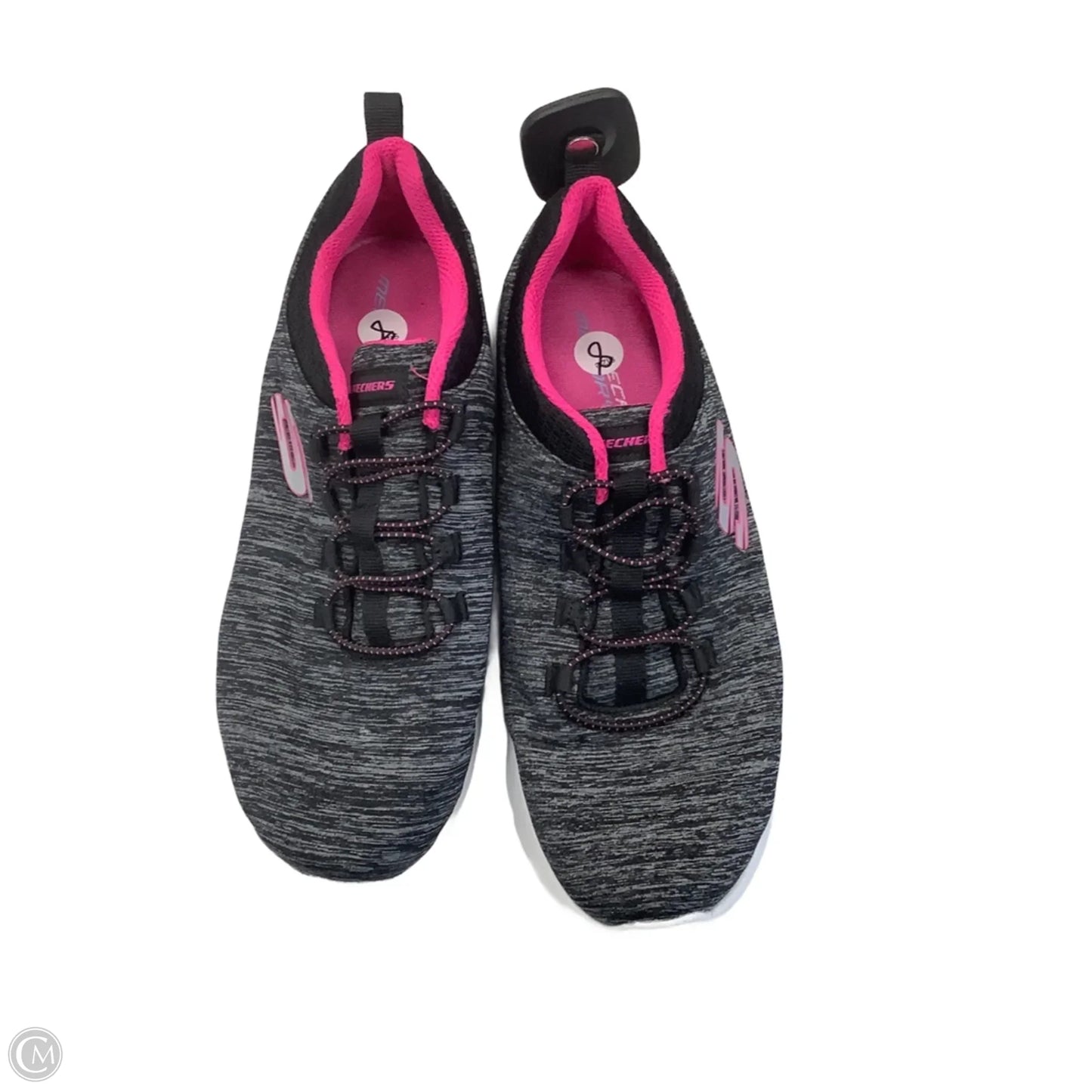 Shoes Athletic By Skechers In Grey & Pink, Size: 8