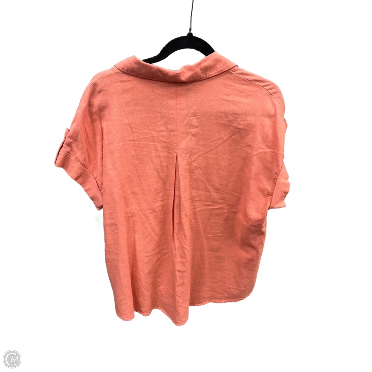 Top Short Sleeve By Liz Claiborne In Pink, Size: L