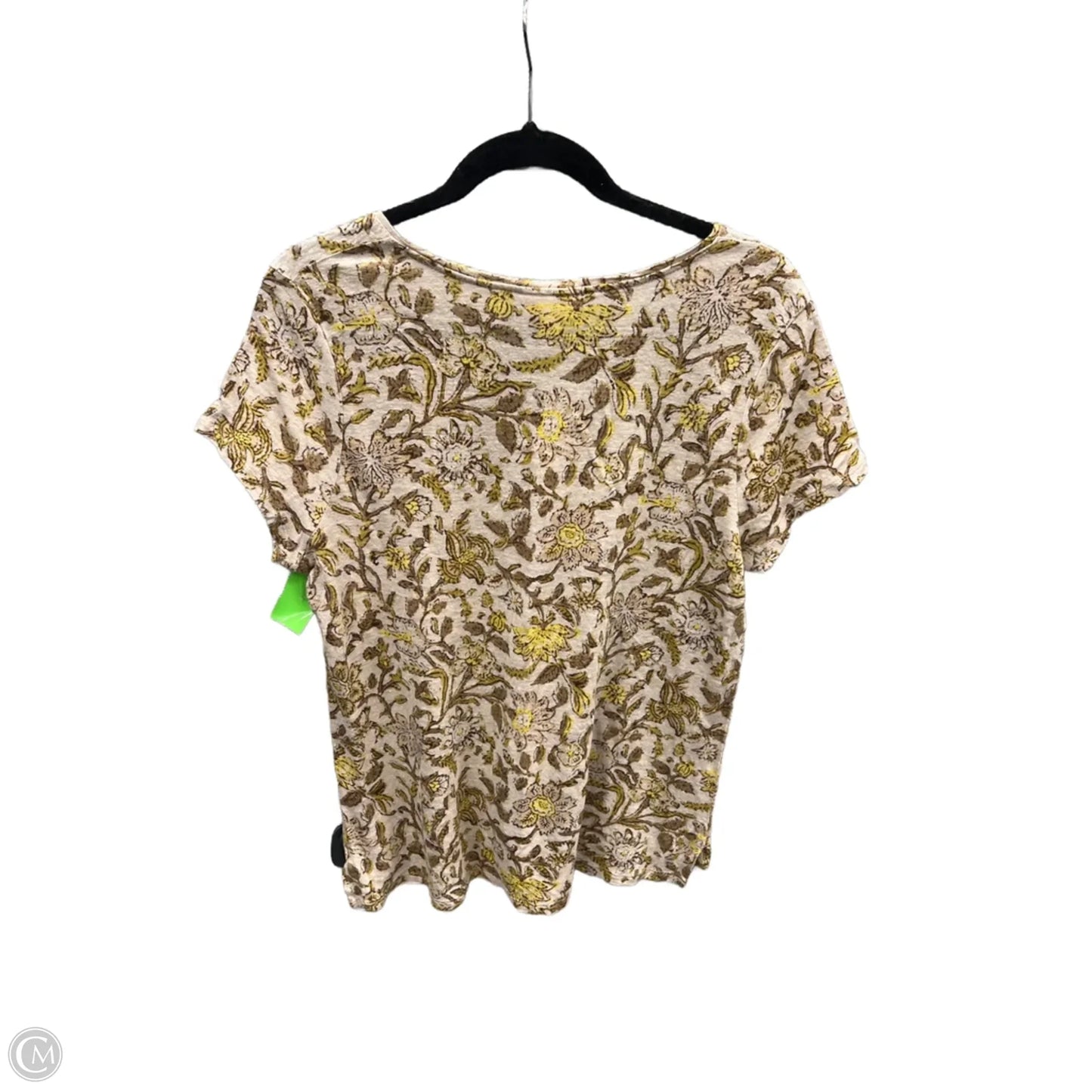 Top Short Sleeve By J. Jill In Brown, Size: M