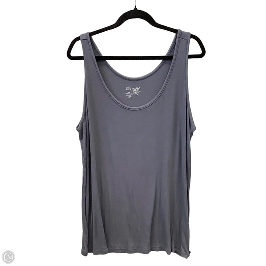 Tank Top By Terra & Sky In Grey, Size: 2x