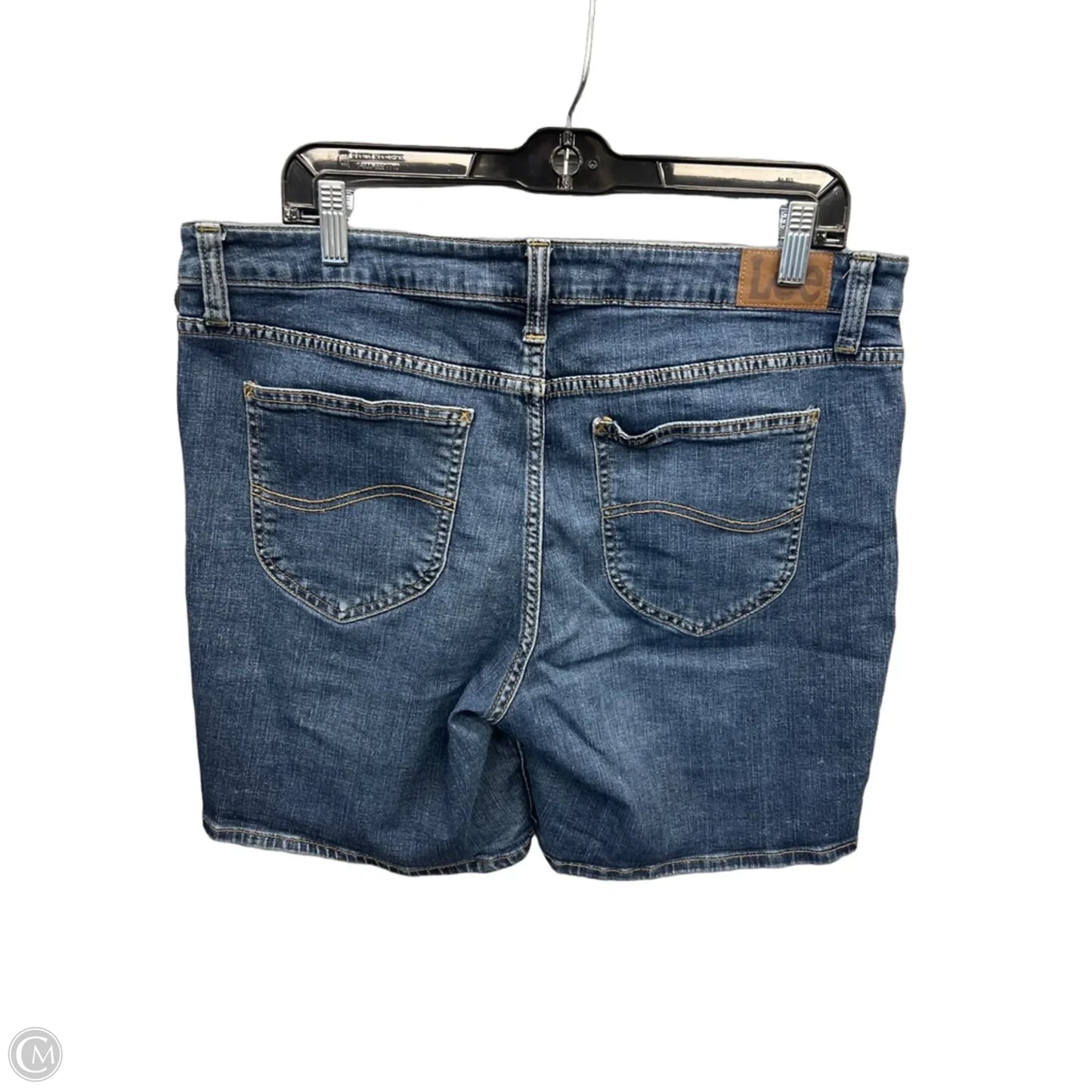 Shorts By Lee In Blue Denim, Size: 16