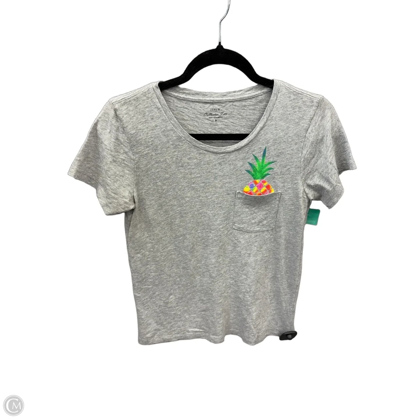 Top Short Sleeve By J. Crew In Grey, Size: S
