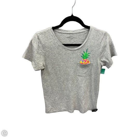 Top Short Sleeve By J. Crew In Grey, Size: S