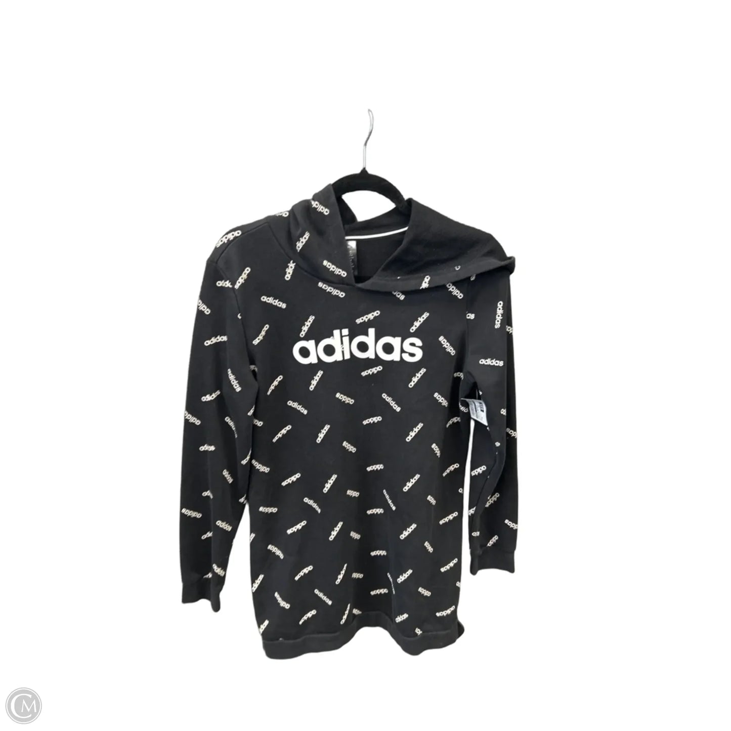 Athletic Dress By Adidas In Black & White, Size: M