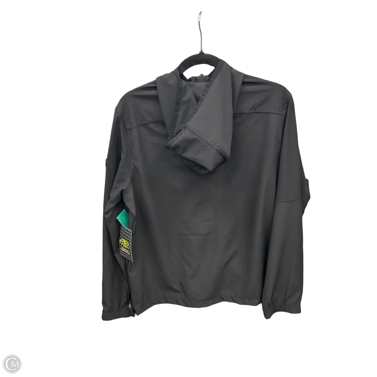 Athletic Top Long Sleeve Hoodie By Athletic Works In Black, Size: Xxl