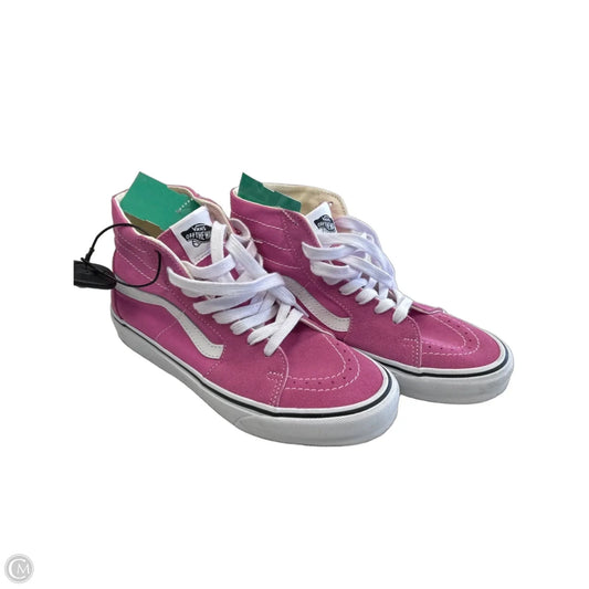 Shoes Sneakers By Vans In Pink, Size: 7