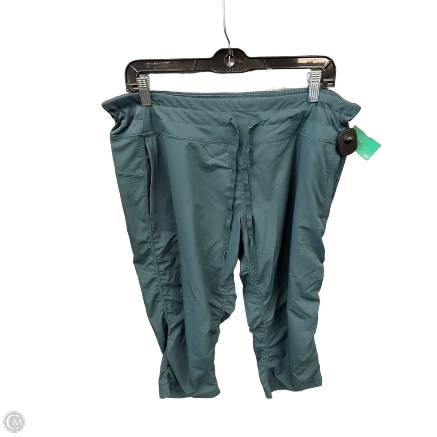 Athletic Capris By Kirkland In Green, Size: L