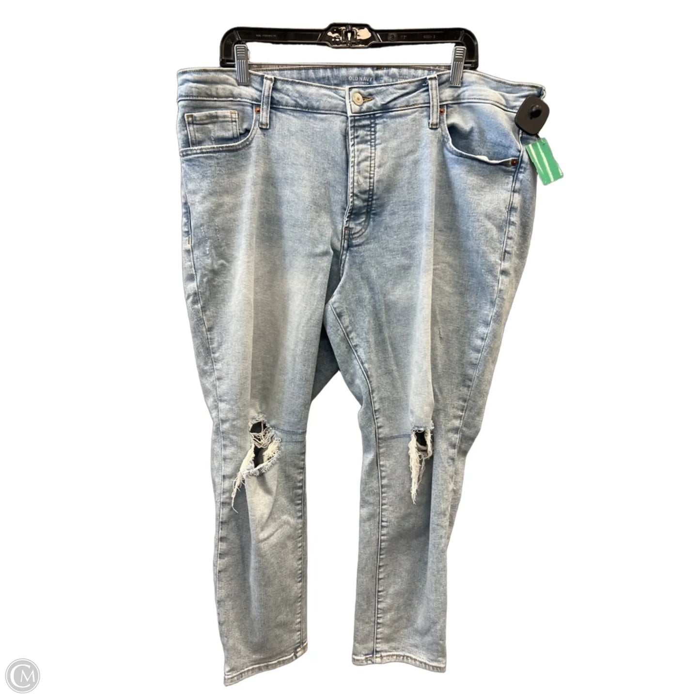 Jeans Straight By Old Navy In Blue Denim, Size: 18