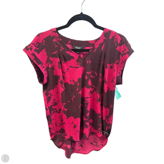 Top Short Sleeve By Simply Vera In Pink, Size: S