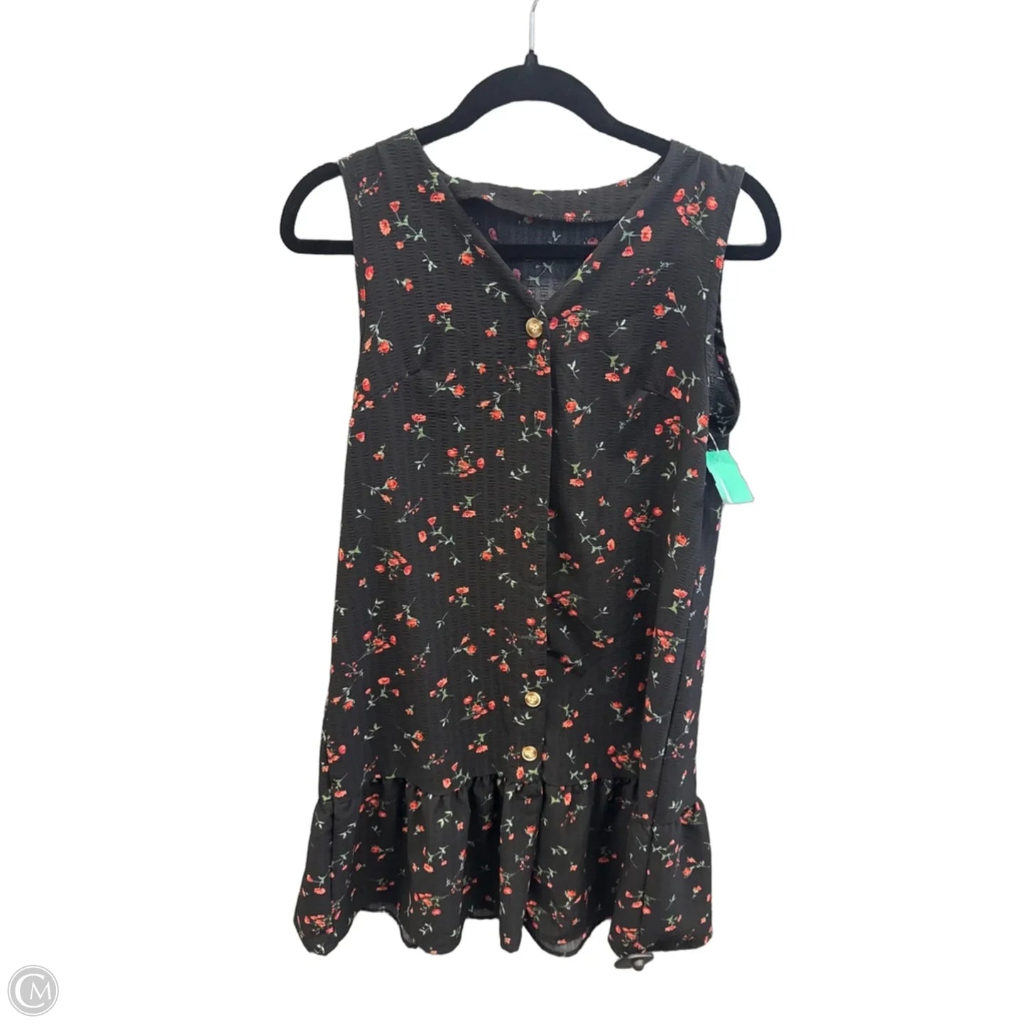 Dress Casual Midi By Shein In Black, Size: S