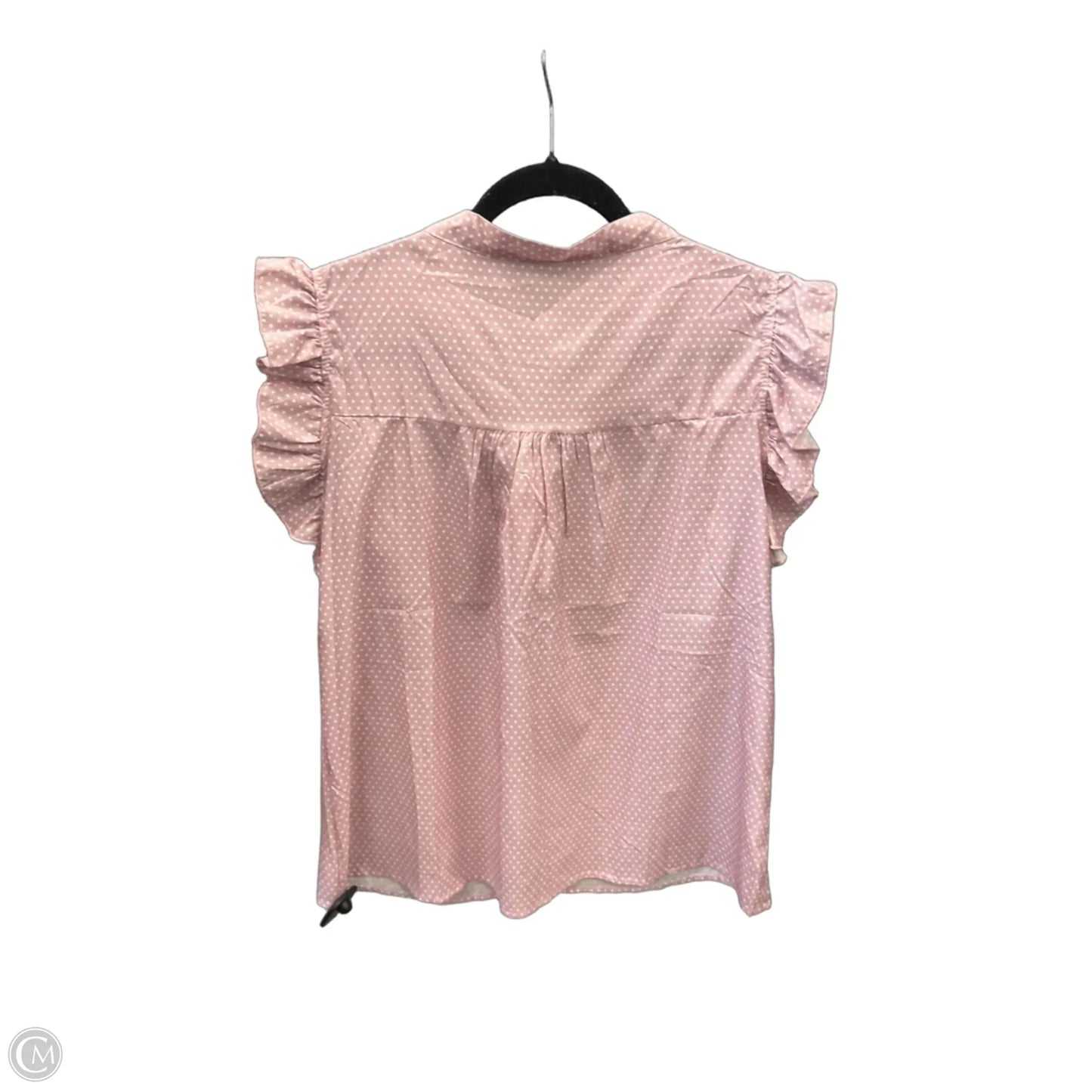 Top Short Sleeve By Clothes Mentor In Polkadot Pattern, Size: 2x
