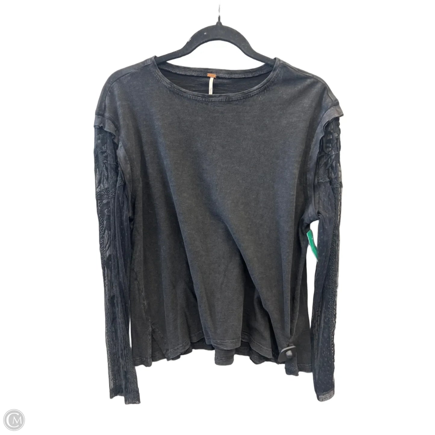 Top Long Sleeve By Free People In Black, Size: S