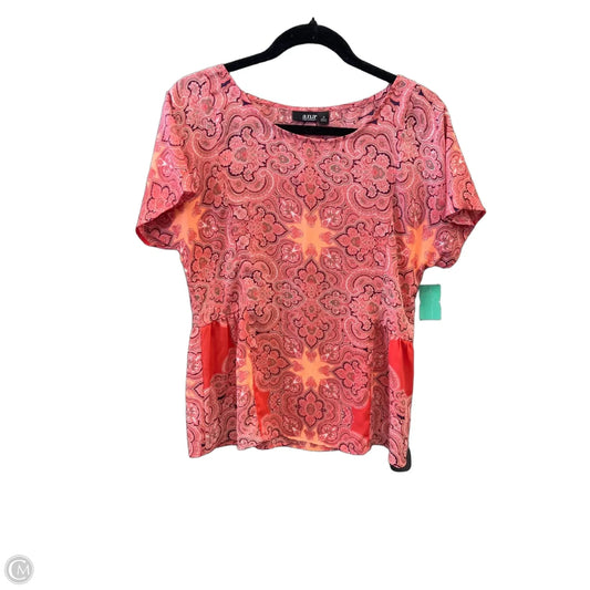 Top Short Sleeve By Ana In Pink, Size: M