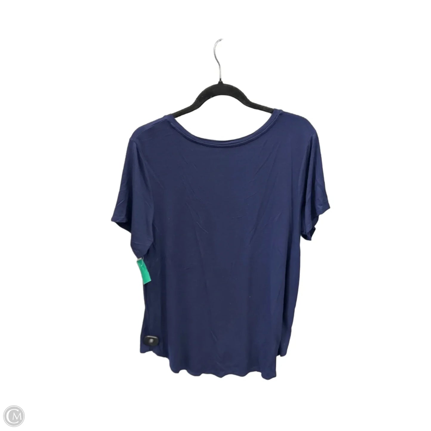 Top Short Sleeve By Grace + Karma In Navy, Size: Xl