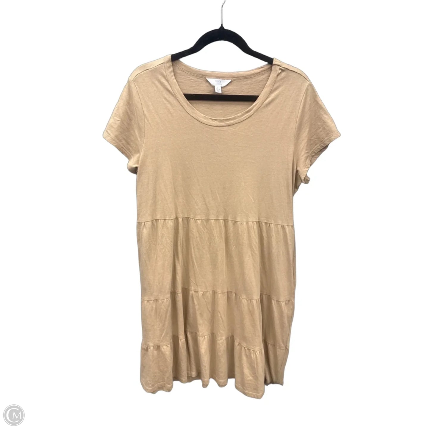 Dress Casual Midi By Time And Tru In Brown, Size: L