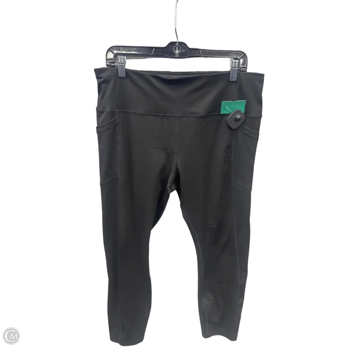 Athletic Leggings By Avia In Black, Size: Xl