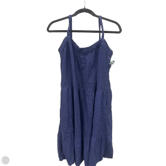 Dress Casual Midi By Knox Rose In Blue, Size: L