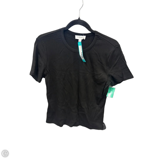 Top Short Sleeve By Gilli In Black, Size: L