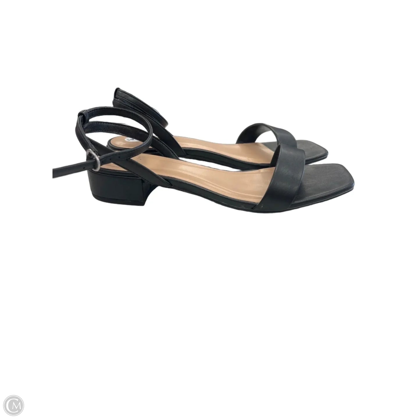 Sandals Heels Kitten By A New Day In Black, Size: 9