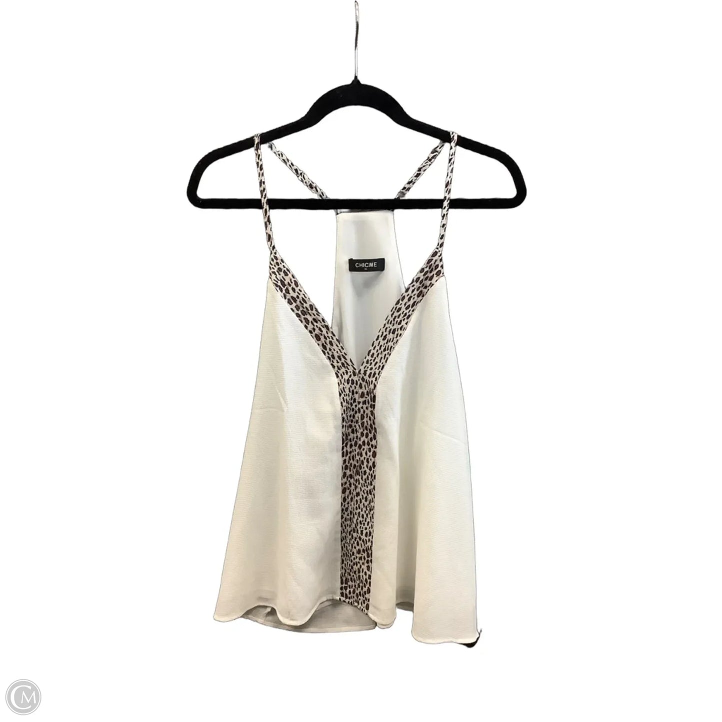 Top Sleeveless By Chicme In White, Size: Xl