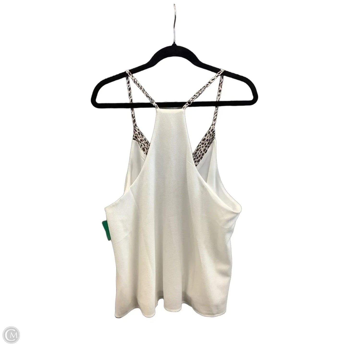 Top Sleeveless By Chicme In White, Size: Xl