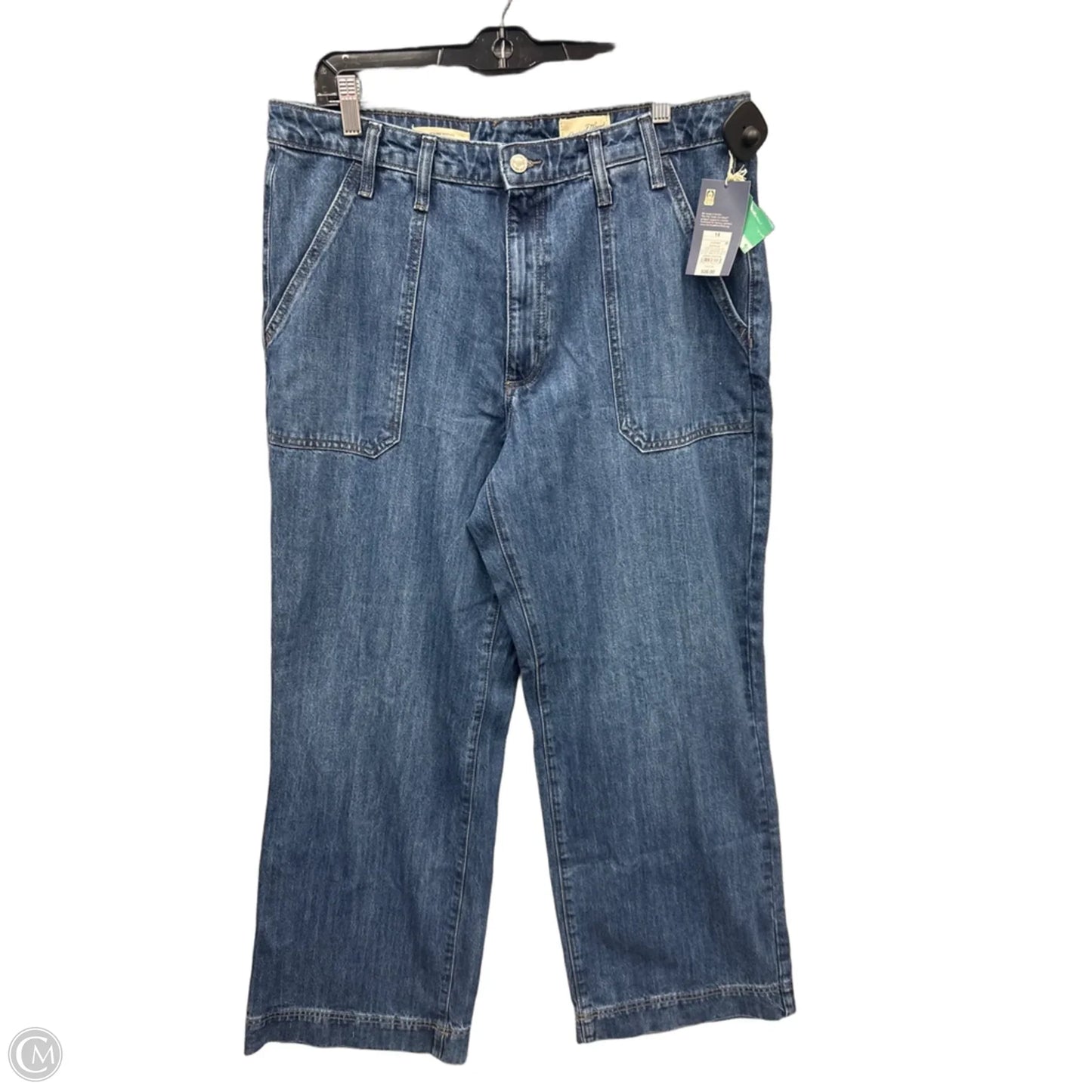 Jeans Wide Leg By Universal Thread In Blue Denim, Size: 14