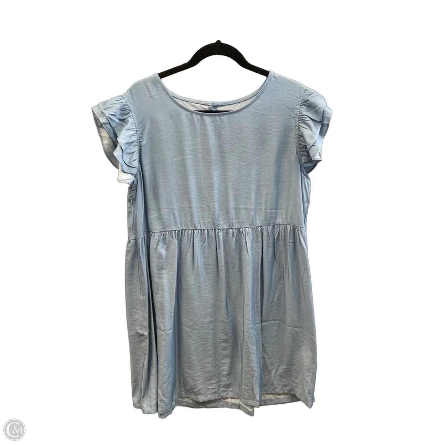 Dress Casual Midi By Clothes Mentor In Blue, Size: Xl