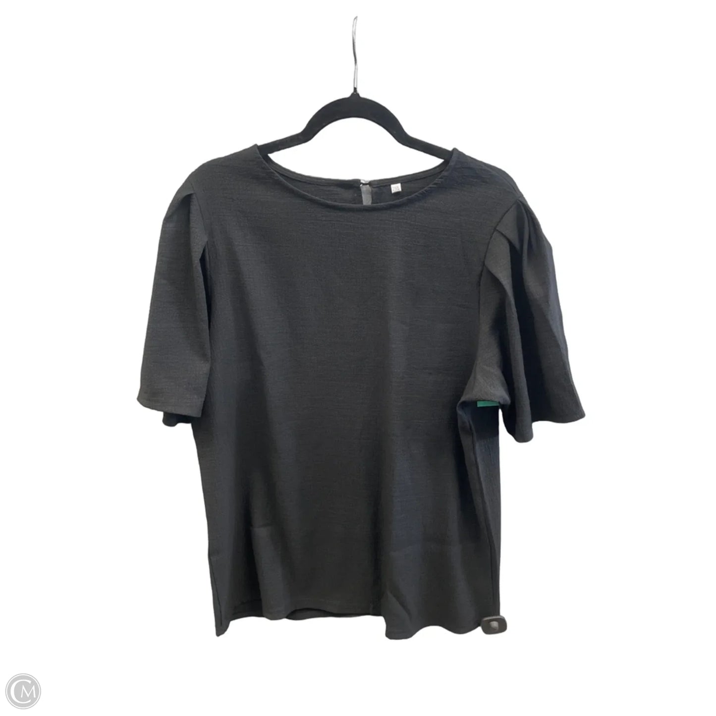 Top Short Sleeve By Clothes Mentor In Black, Size: 2x
