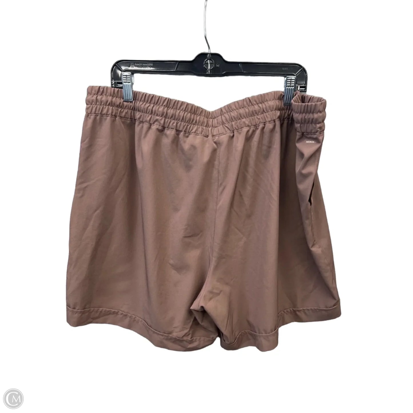 Athletic Shorts By Mondetta In Brown, Size: Xxl