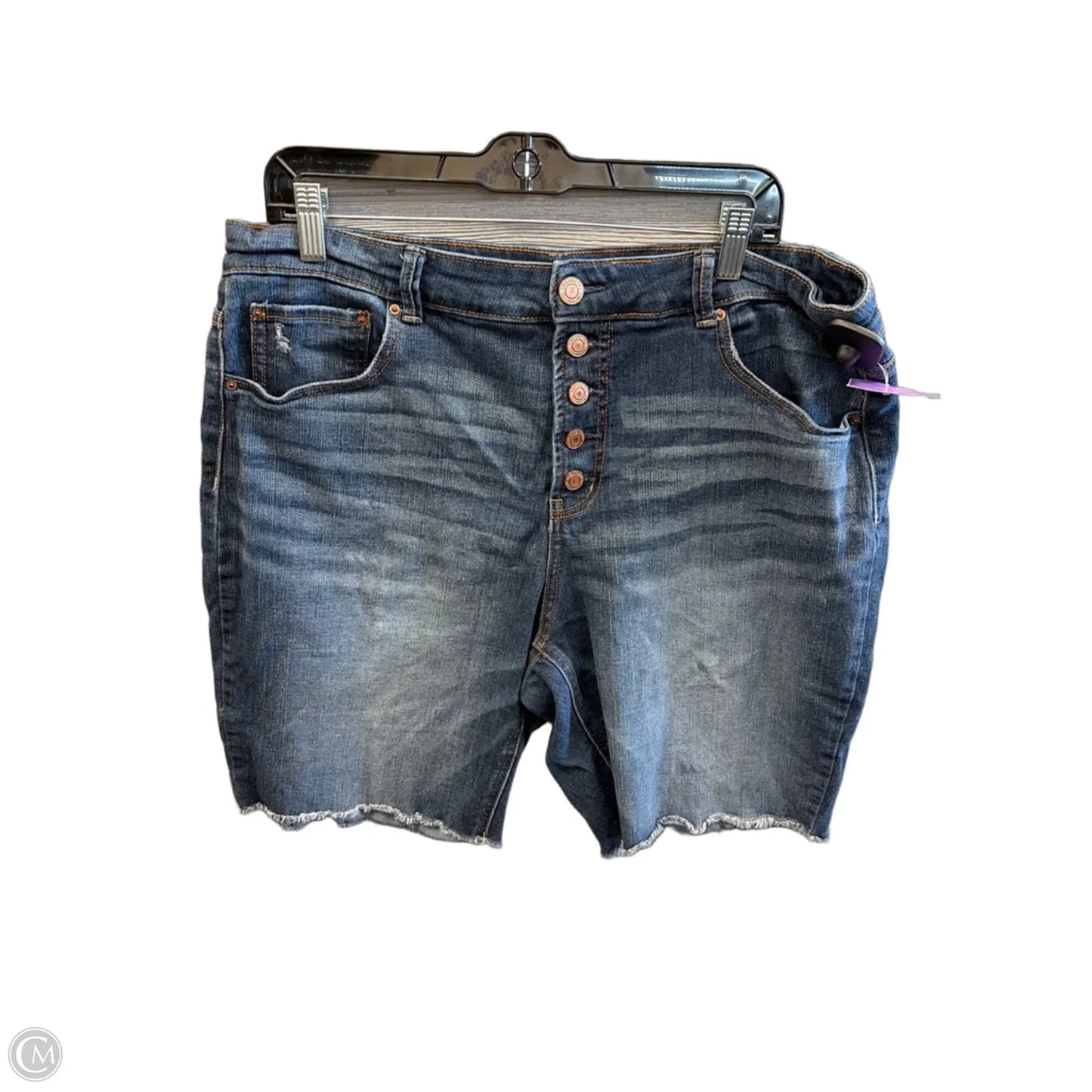 Shorts By Time And Tru In Blue Denim, Size: 18