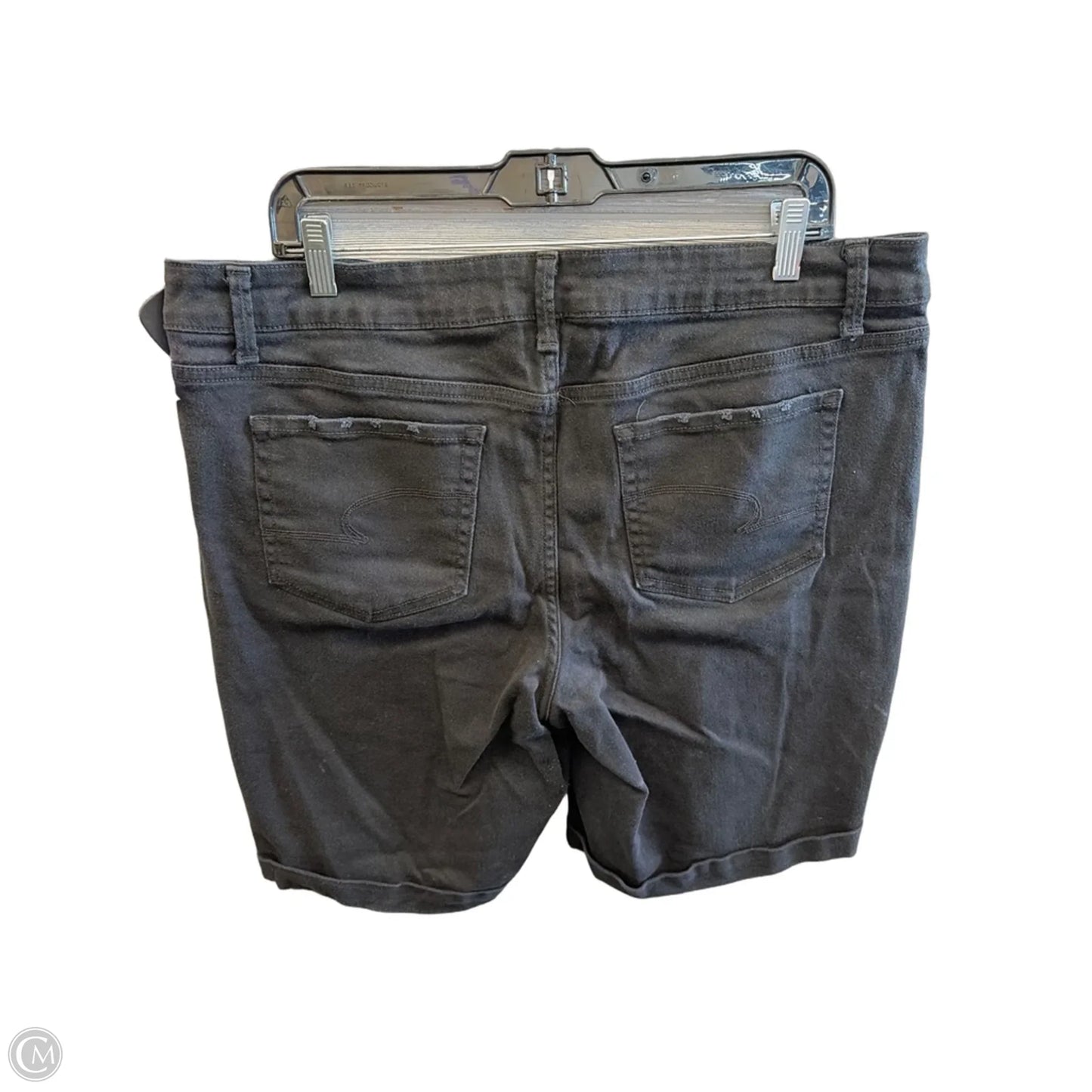 Shorts By Time And Tru In Black Denim, Size: 18