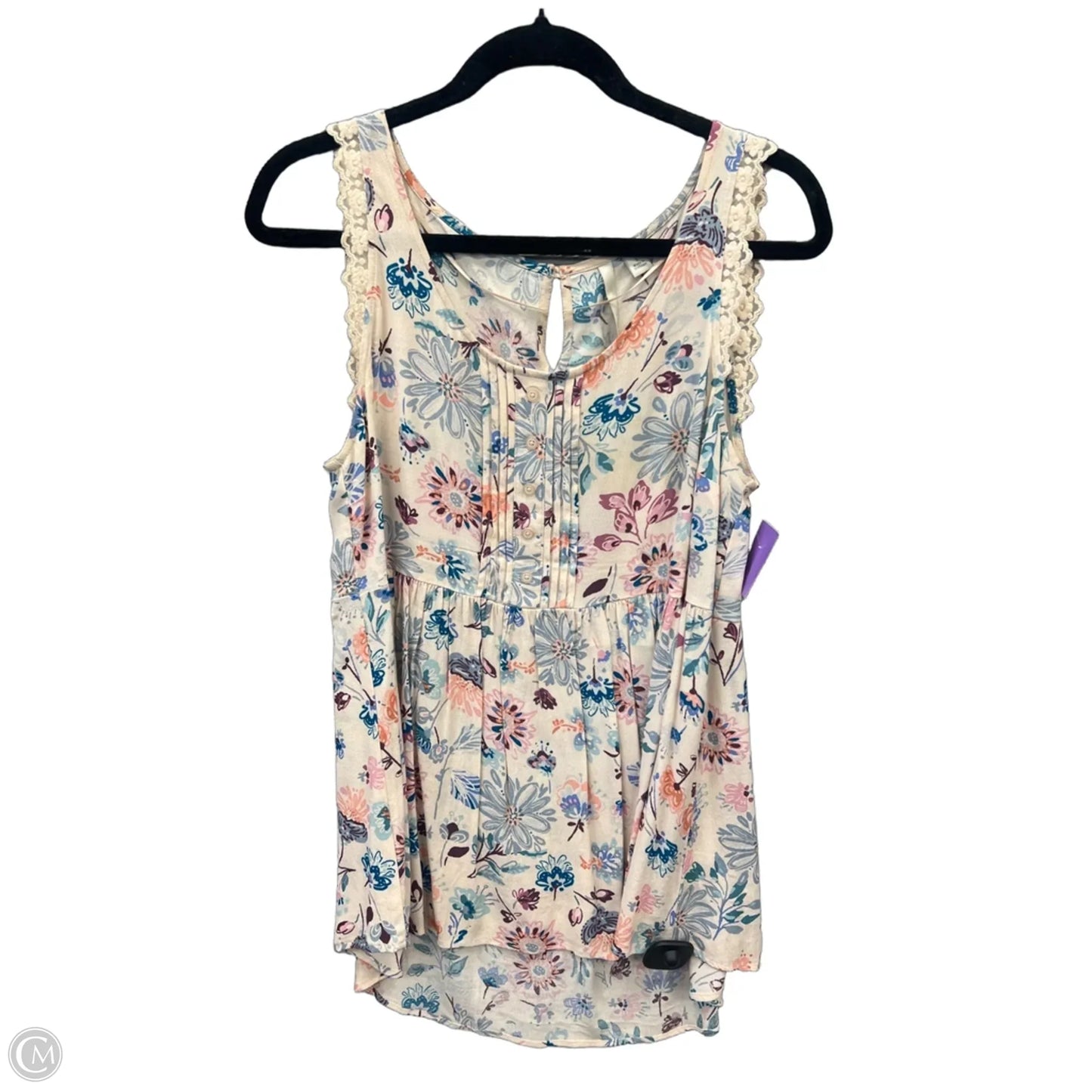Top Sleeveless By Lc Lauren Conrad In Pink, Size: S