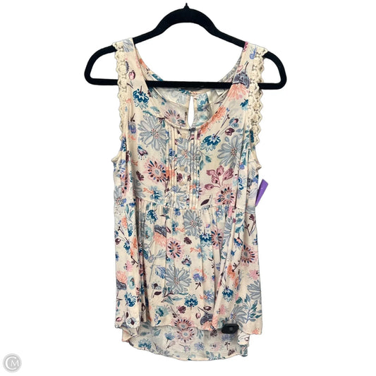 Top Sleeveless By Lc Lauren Conrad In Pink, Size: S