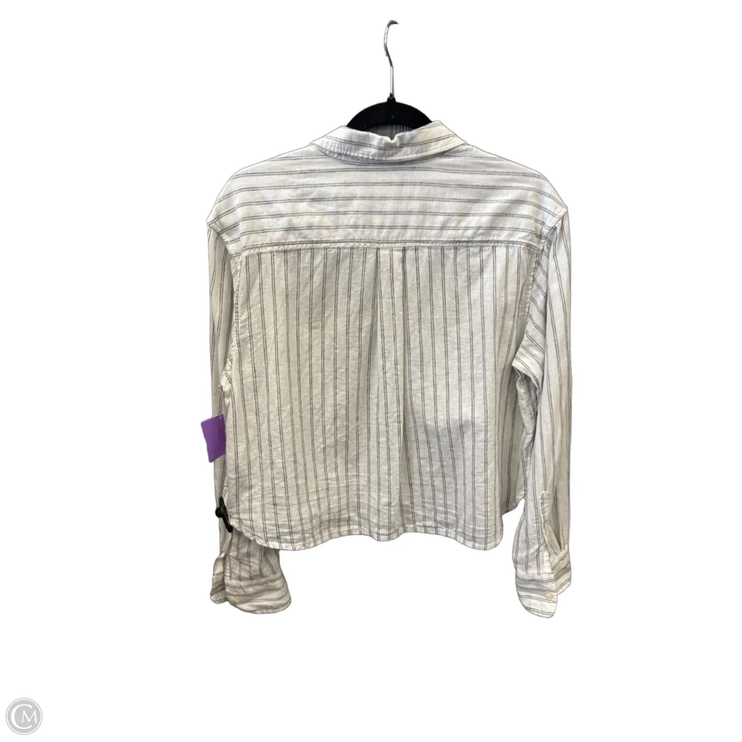 Top Long Sleeve By Gap In Striped Pattern, Size: S