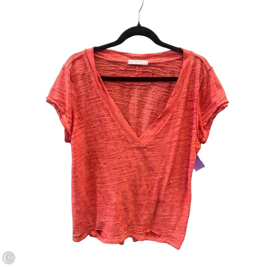 Top Short Sleeve By We The Free In Red, Size: S