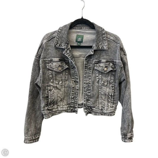 Jacket Denim By Wild Fable In Grey Denim, Size: Xs