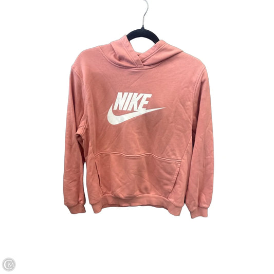 Athletic Sweatshirt Hoodie By Nike Apparel In Pink, Size: Xl