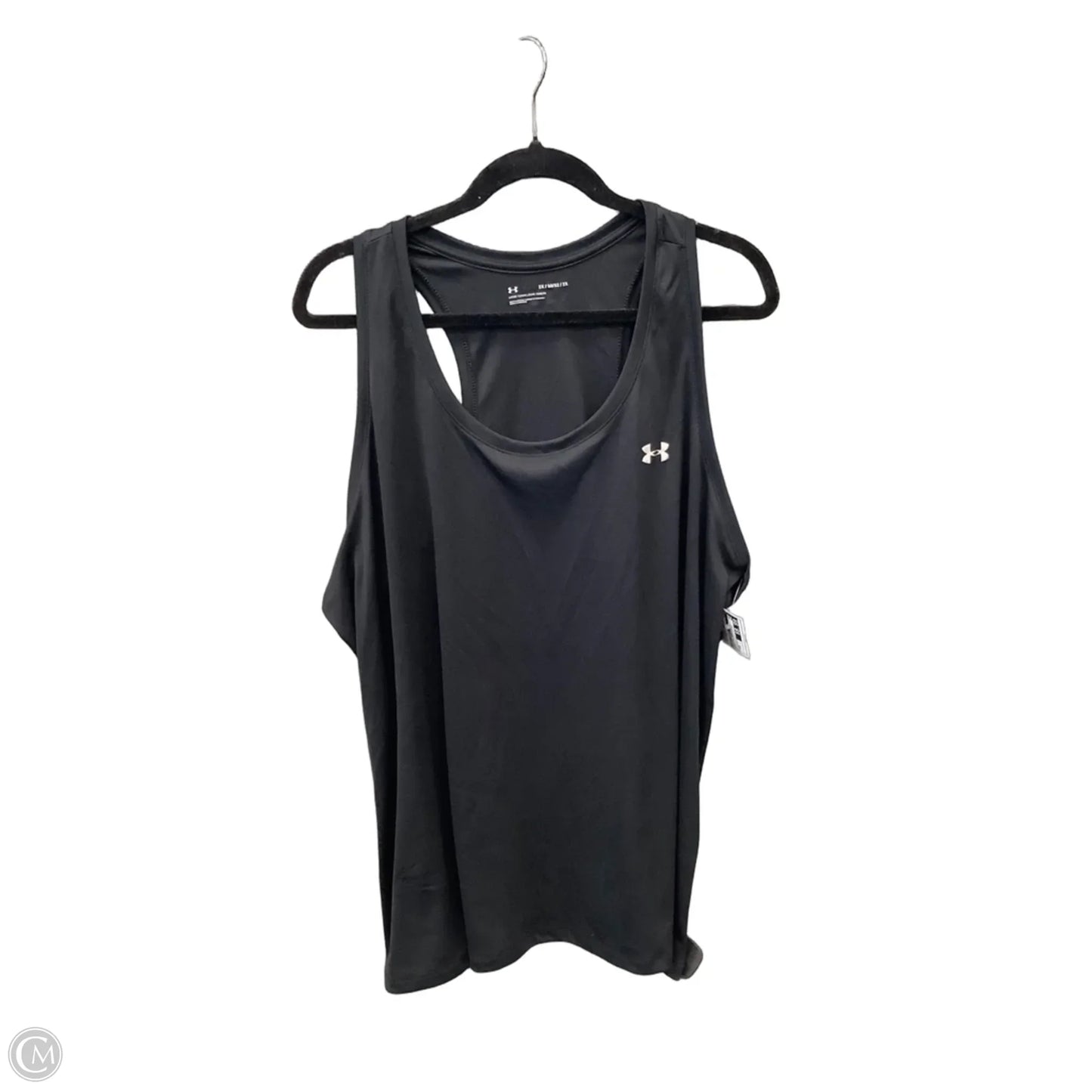 Athletic Tank Top By Under Armour In Black, Size: 2x