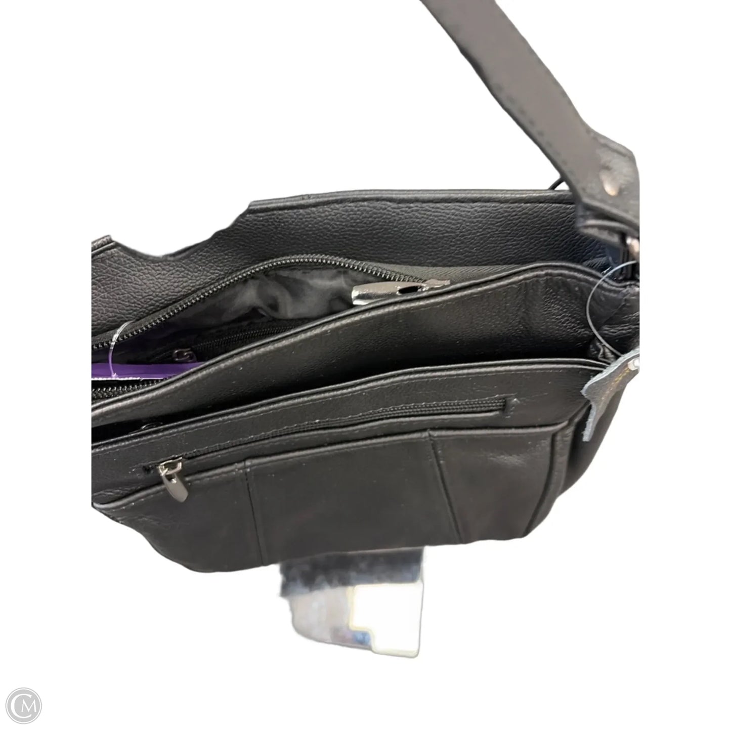 Crossbody Leather By Clothes Mentor, Size: Small