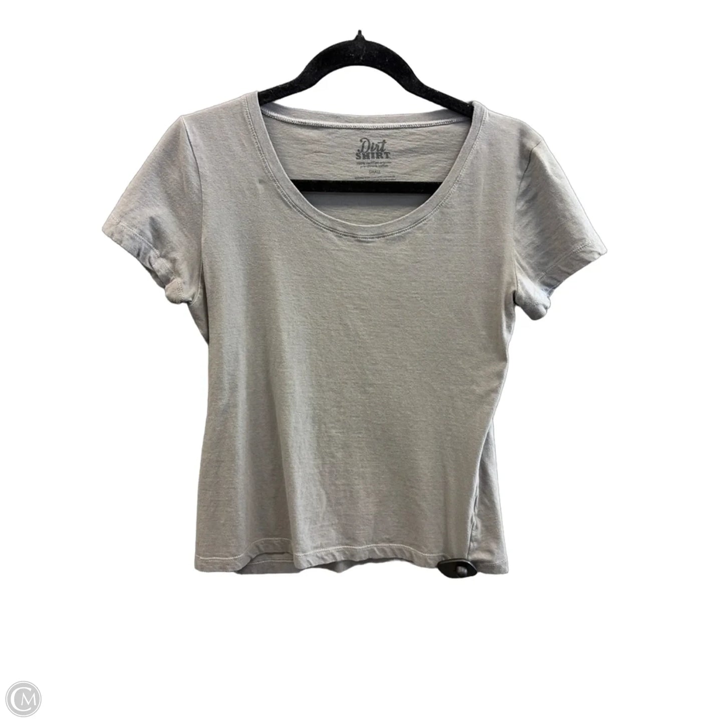 Top Short Sleeve Basic By Clothes Mentor In Grey, Size: S
