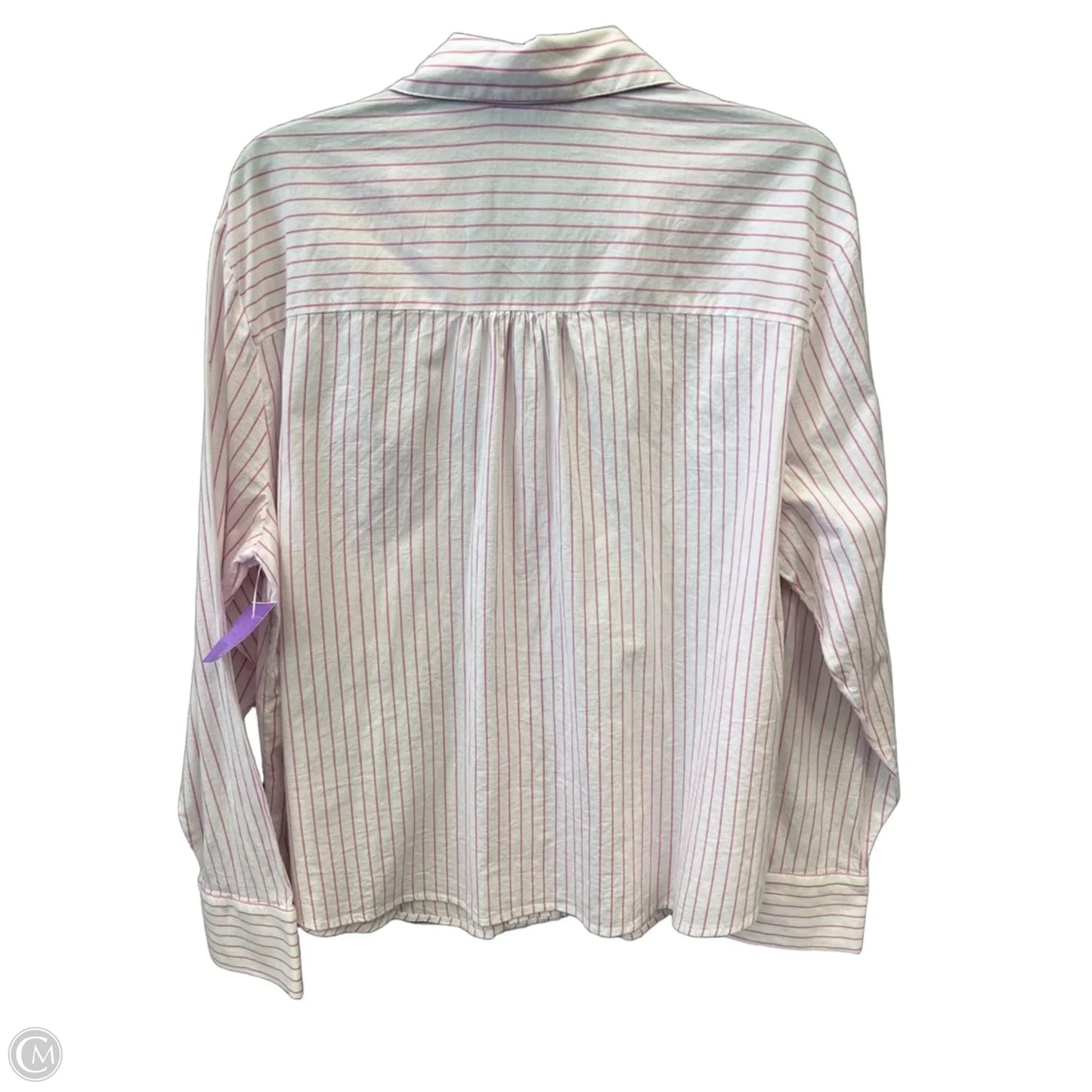 Top Long Sleeve By Clothes Mentor In Striped Pattern, Size: L