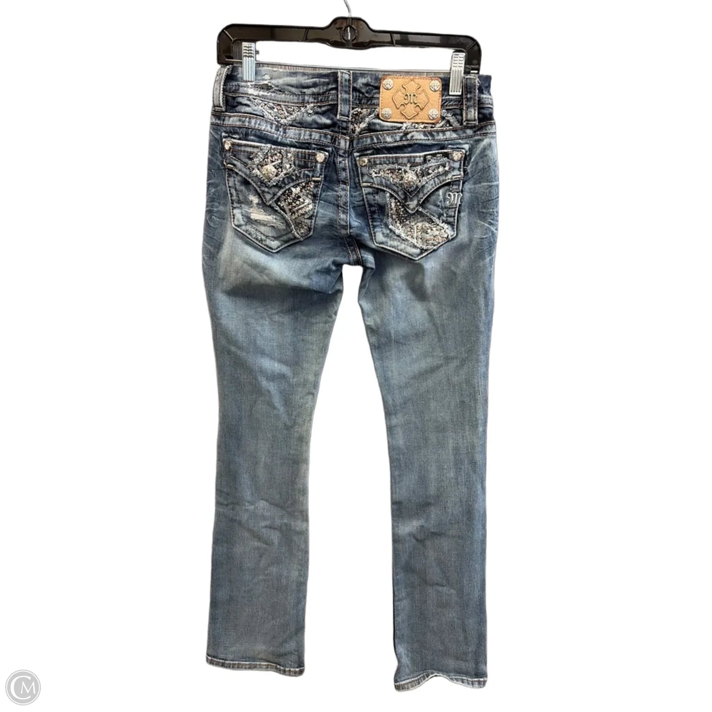 Jeans Boot Cut By Miss Me In Blue Denim, Size: 4