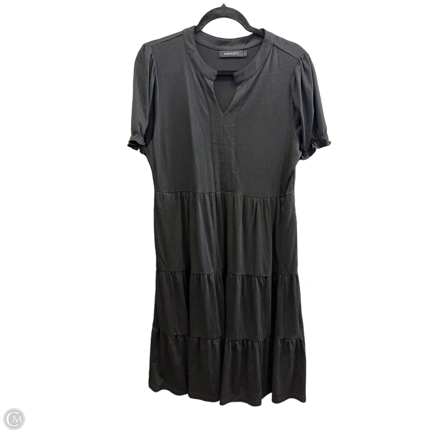Dress Casual Midi By Merokeety In Black, Size: L