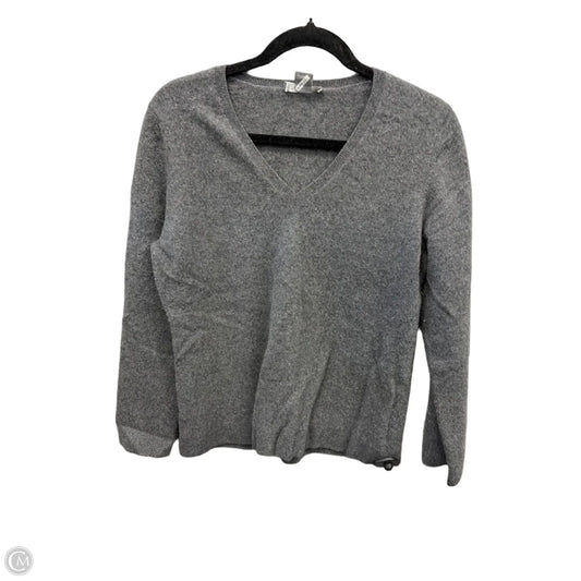 Sweater Cashmere By Ann Taylor In Grey, Size: Xl